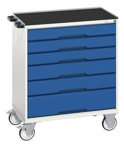 Verso 800 x 550 x 965 Mobile 6 Drawer + Top Tray Bott Verso Mobile  Drawer Cupboard  Tool Trolleys and Tool Butlers 21/16927005.11 Verso 800 x 550 x 965 Mobile Cab 6D T.jpg